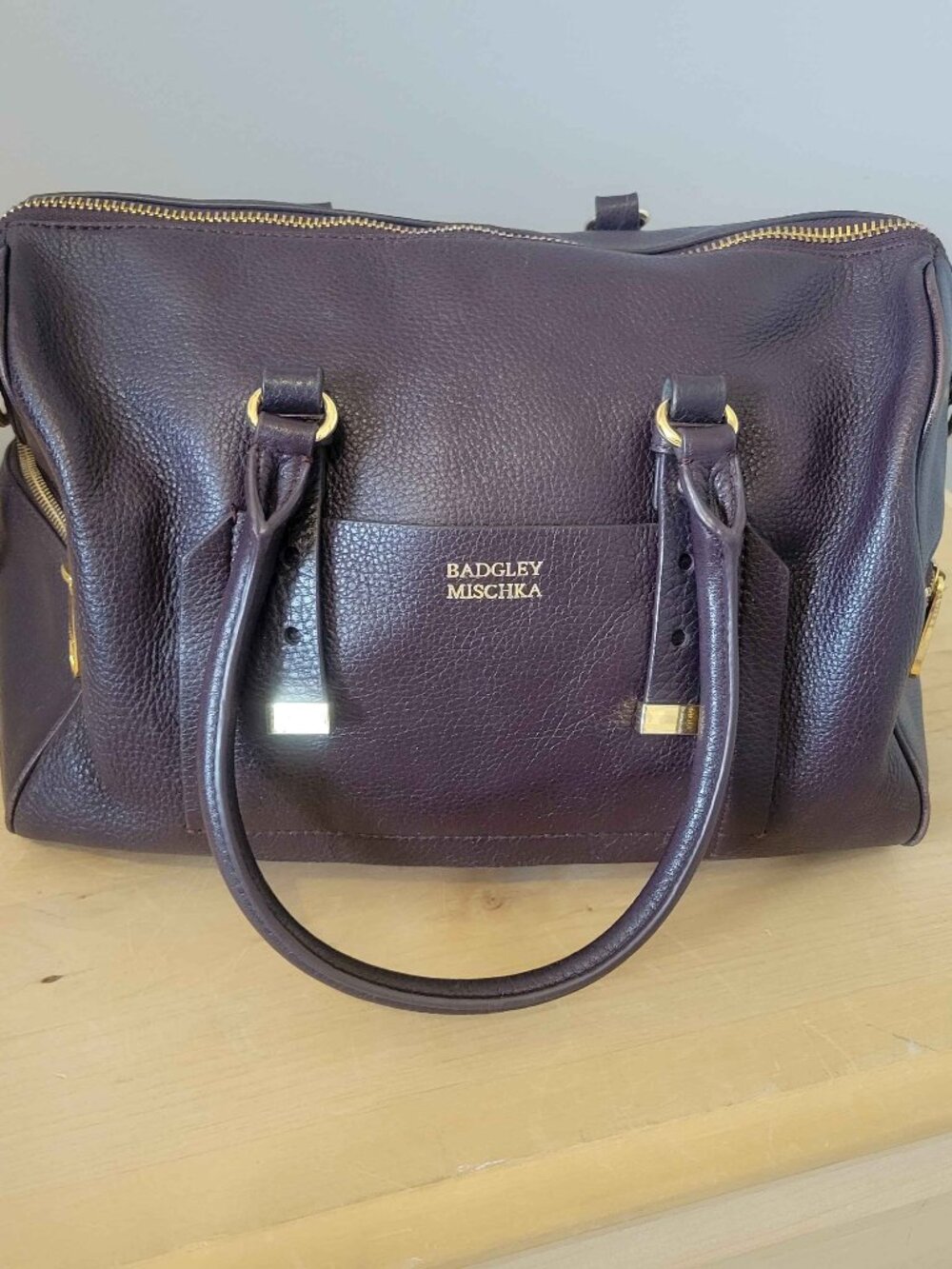 BADGLEY MISHKA faux-leather bag